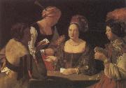 Georges de La Tour The Card-Sharp with the Ace of Diamonds France oil painting artist